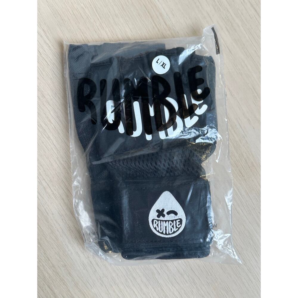 Rumble Boxing MMA Black Boxing Glove - New - Size L/XL